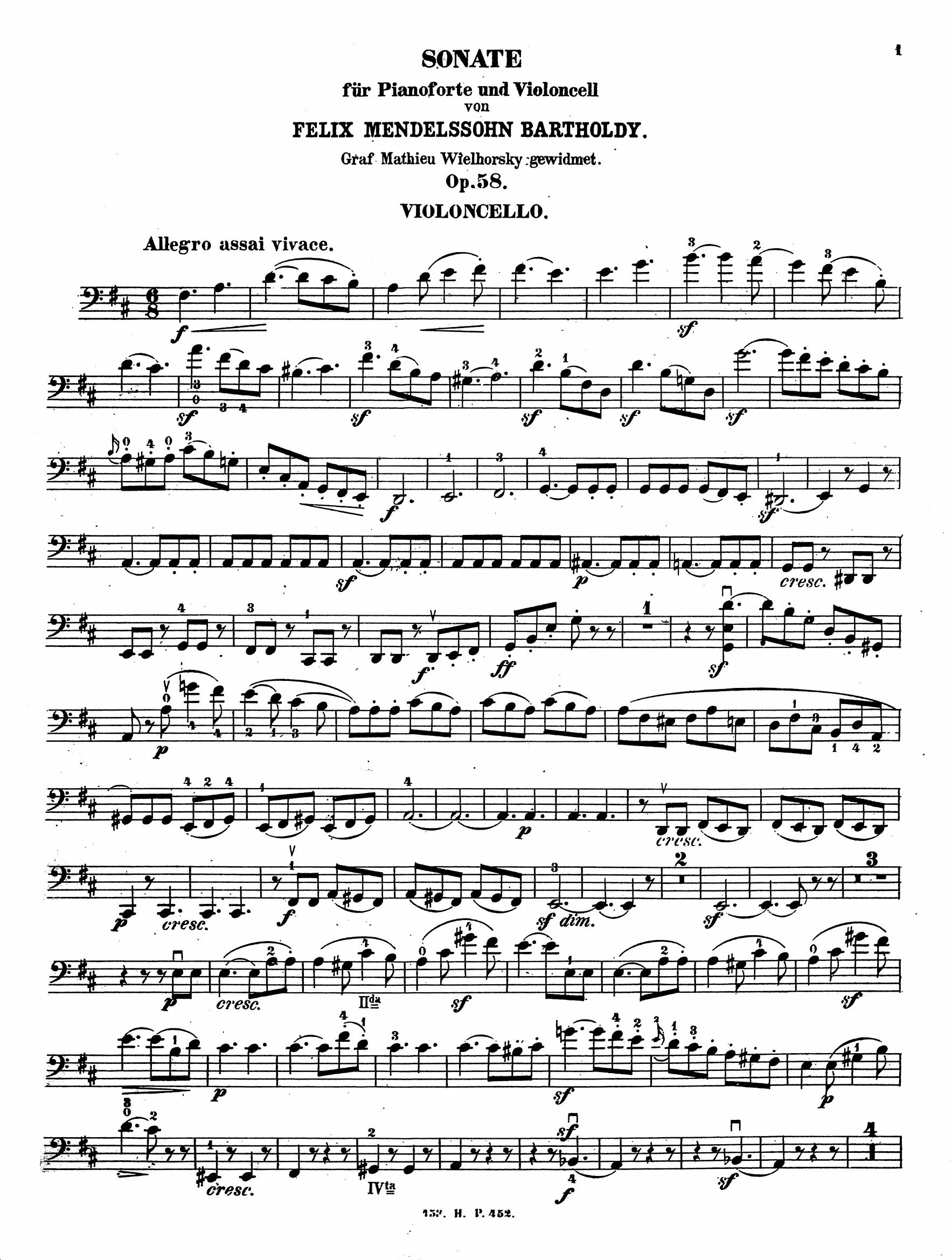 Cello Part