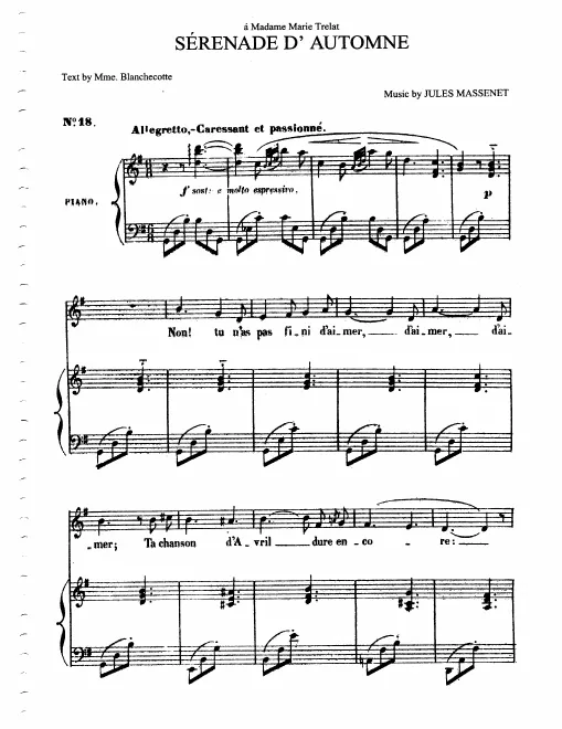 Complete Score (G Major: medium voice and piano)