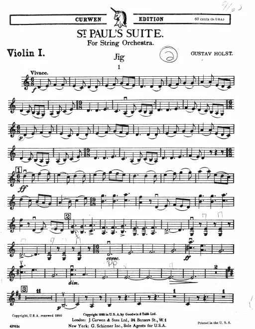 Violins I