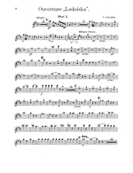 Oboe 1, 2