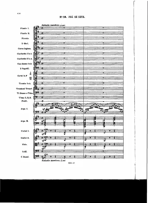 Act 2, No.14. Pas de Deux, Variations, and Coda
