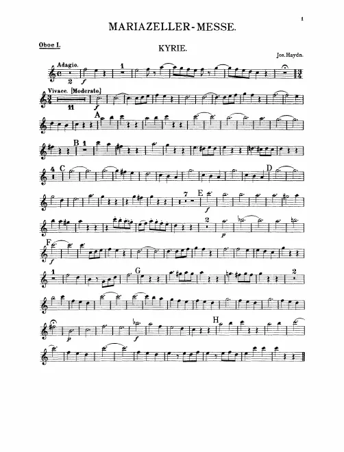 Oboe 1, 2