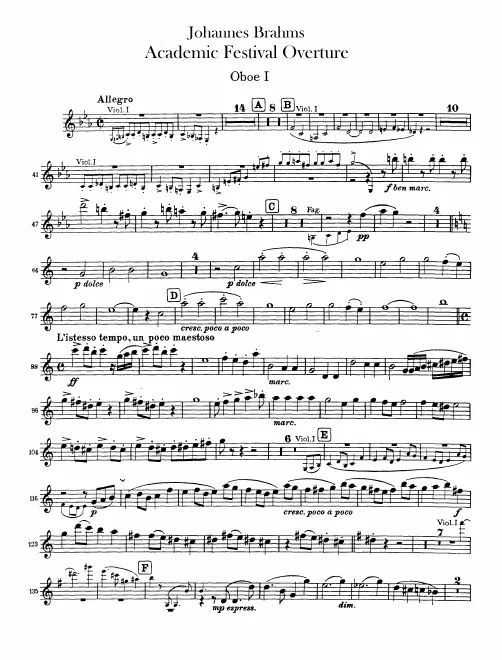 Oboe 1, 2