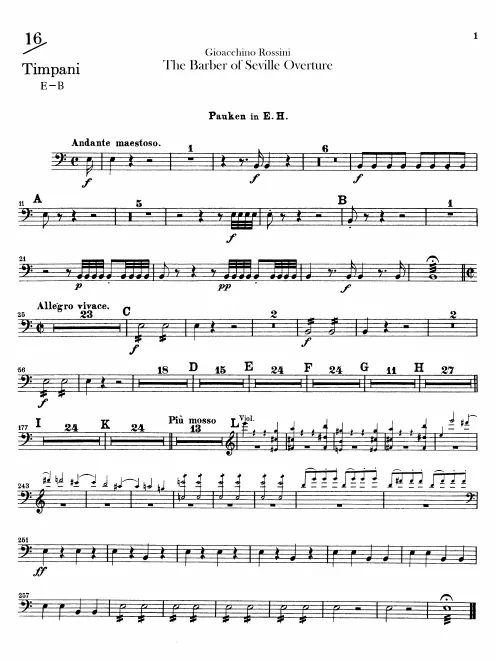 Timpani, Bass Drum