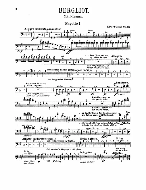 Bassoon 1, 2