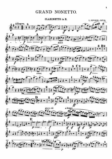 Clarinet (B)