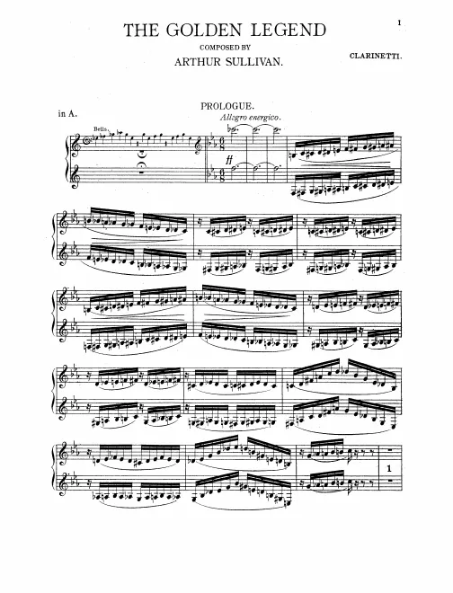 Clarinet 1/2 (A/B), Bass Clarinet (B)