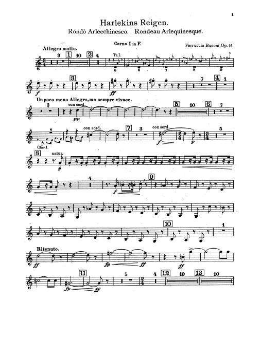 Horn 1, 2, 3 (F)