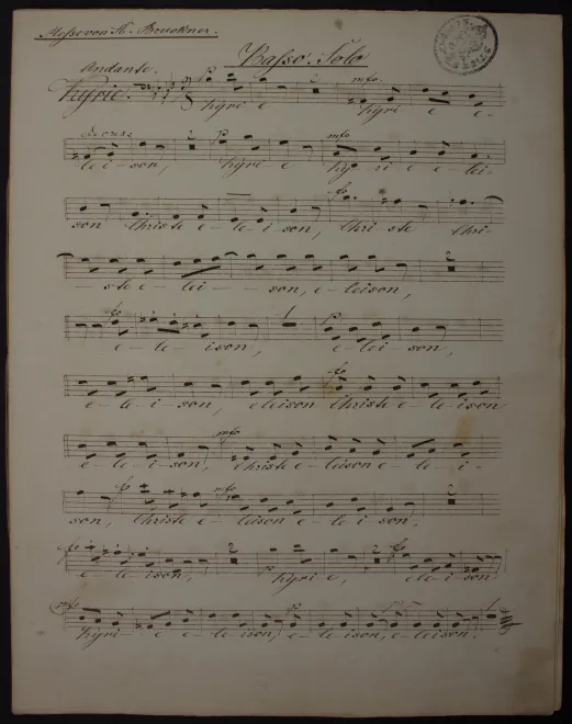 Basses Solo, 2