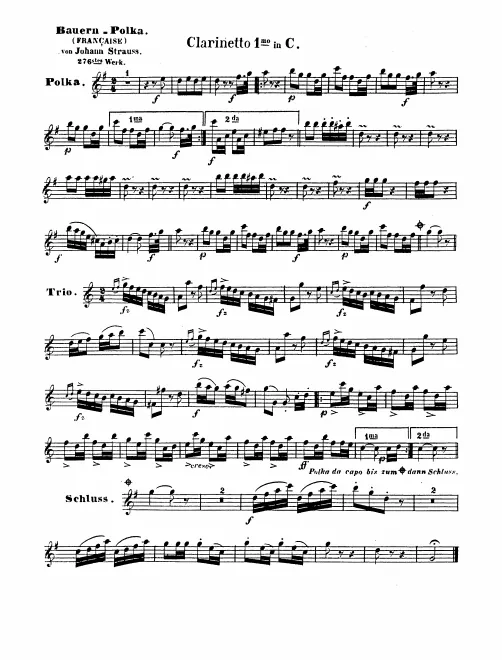 Clarinet 1, 2 (C)