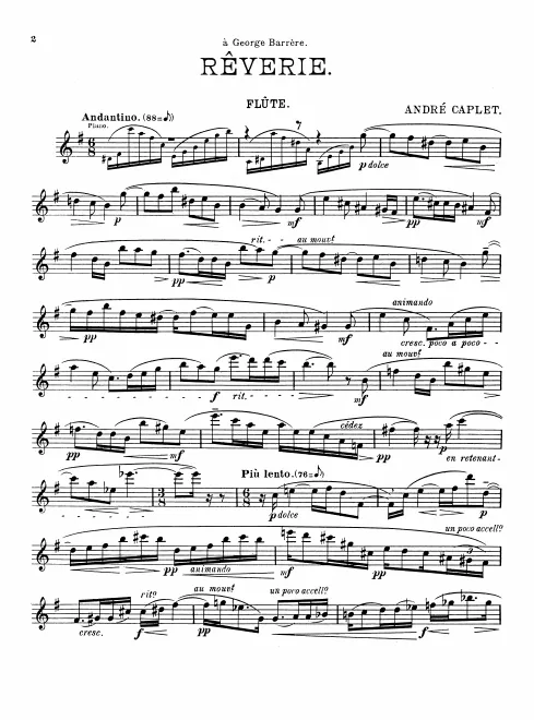 Complete Score, Flute Part