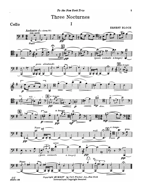 Cello Part