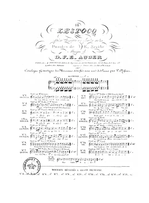 No.16, Chœur de conjurés: "Dans l'ombre et le silence" (Act IV, No.17)