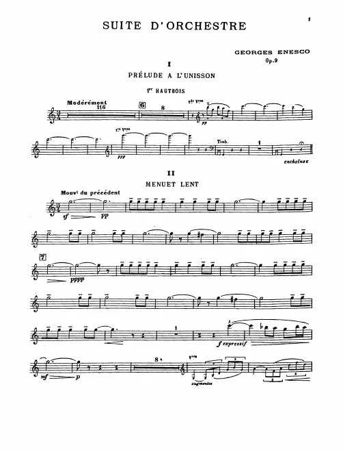 Oboe 1, 2/English Horn