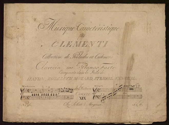 Cadenza alla Clementi