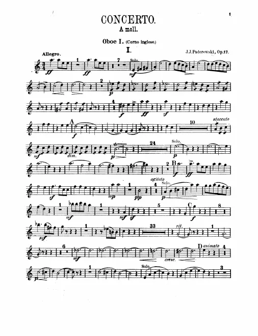 Oboe 1, 2