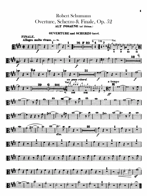 Trombone 1, 2, 3 (ad lib.)