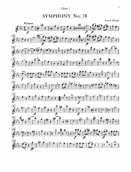 Oboe 1, 2