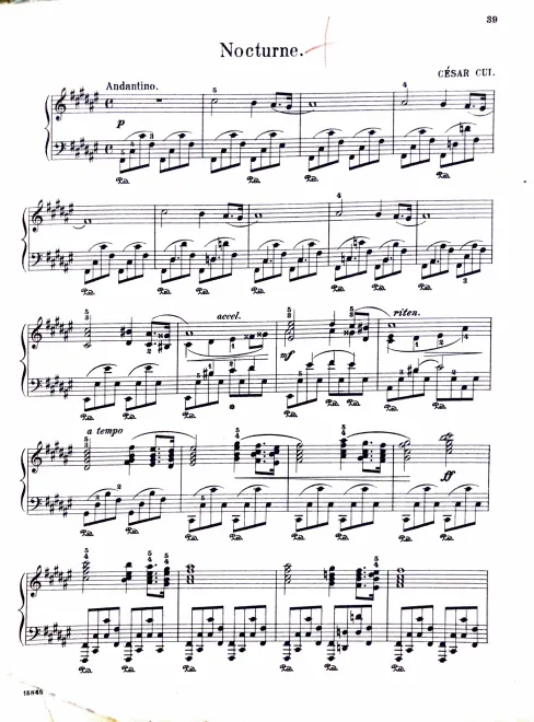 1. Nocturne in F-sharp major