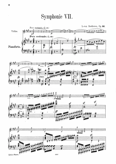 Symphony No.7: Complete Score