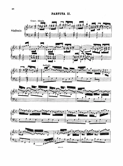 2. Partita in , BWV 826