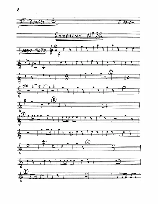 Trumpet 1, 2 (C)