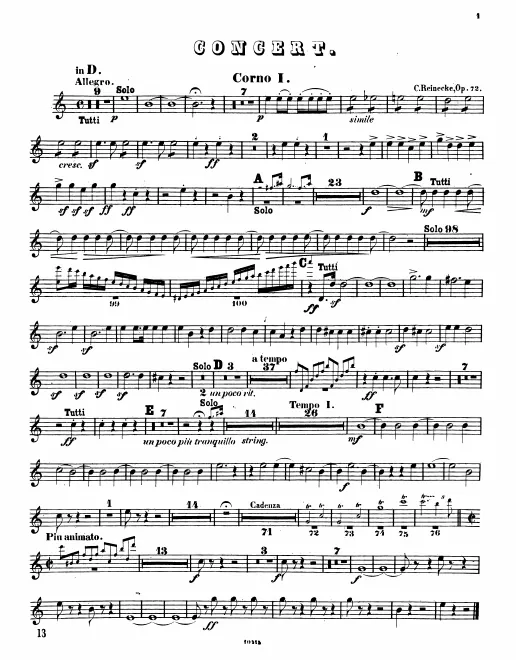 Horn 1, 2 (D/D/B)