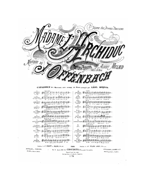 No.7, Couplets du petit bonhomme: "Vous officier, et sans moustaches" (Act I, No.8c)