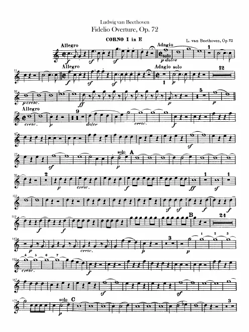 Horn 1, 2, 3, 4 (E)