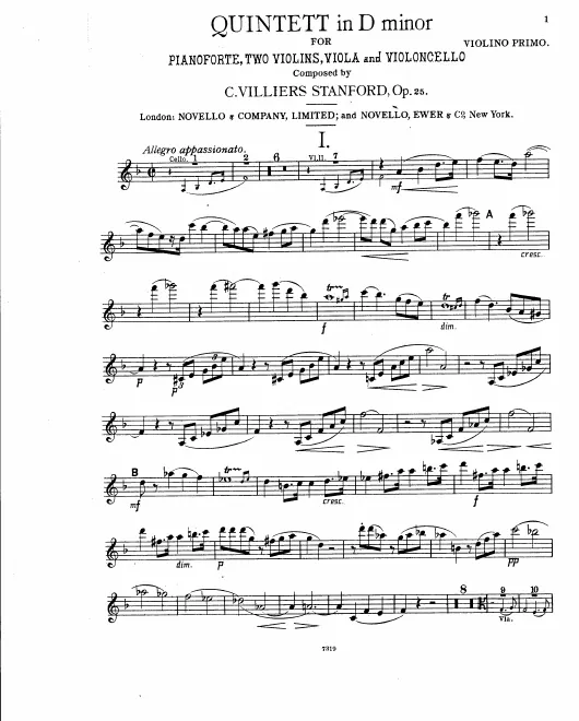 Violin 1, Violin 2