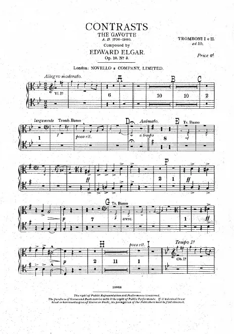 Trombone 1/2, Bass Trombone, Tuba