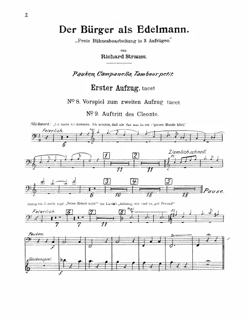 Timpani/Glockenspiel/Snare Drum