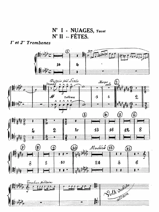 Trombone 1/2, 3, Tuba