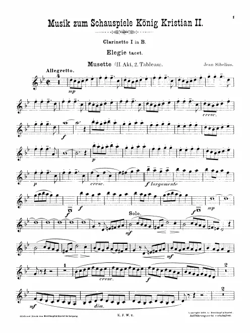 Clarinet 1, 2 (A/B)