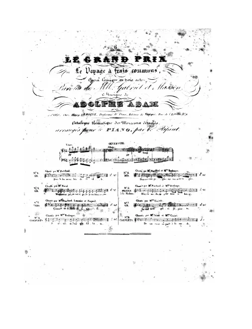 No.6, Prière: "Sainte Madonne je vous le donne" (Madame Pazzi/Adolphe)