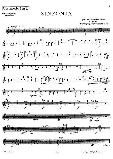 Clarinet 1 (B)