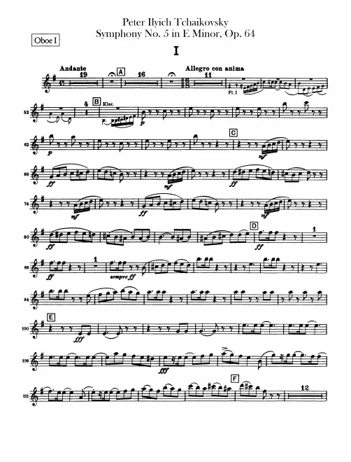 Oboe 1, 2