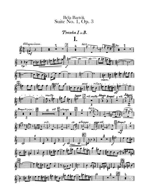 Trumpet 1, 2, 3