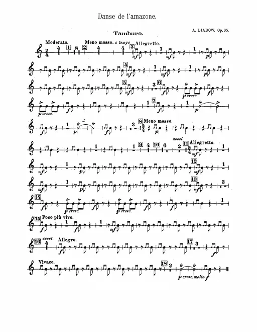 Snare Drum, Bass Drum/Cymbals