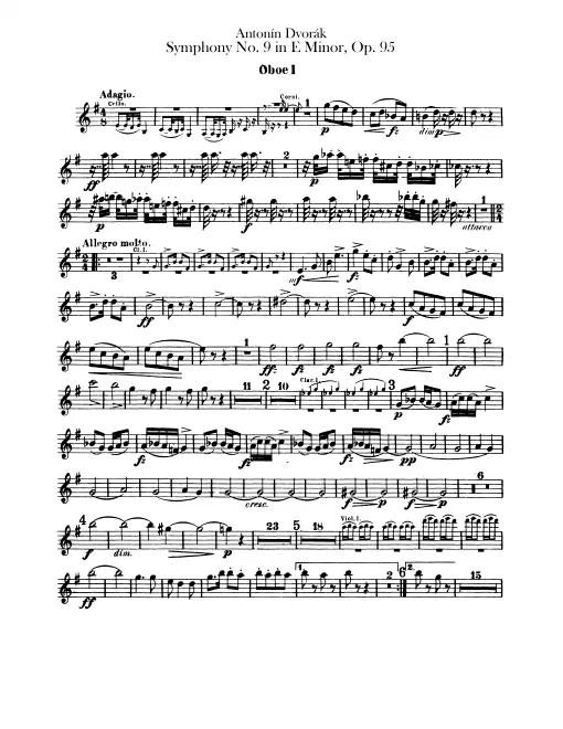 Oboe 1, 2 (also English Horn)