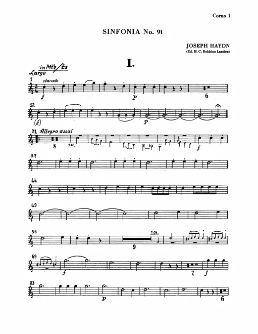 Horn 1, 2 (E/B alto)