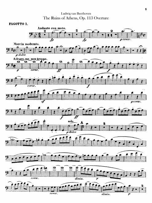 Bassoon 1, 2