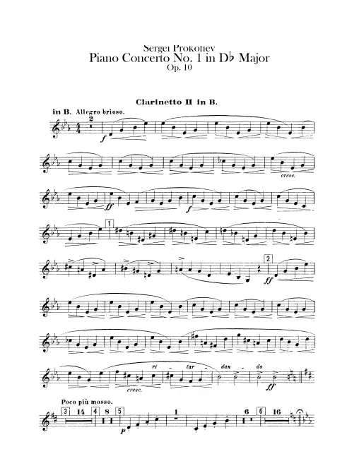 Clarinet 2 (B, A)