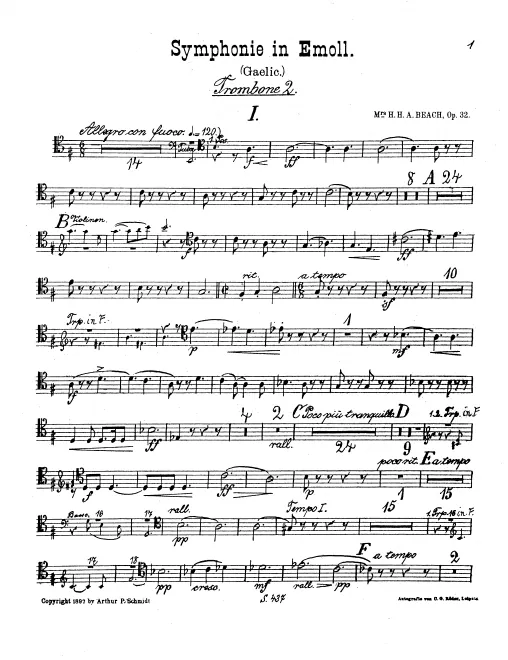 Trombone 2 (tenor clef)
