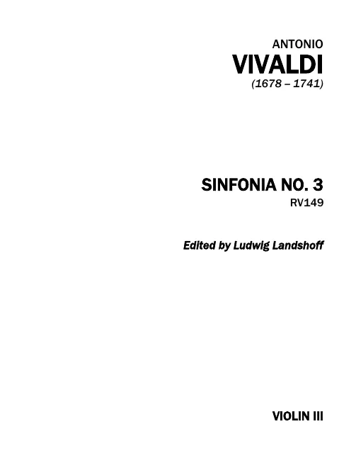 Violins III
