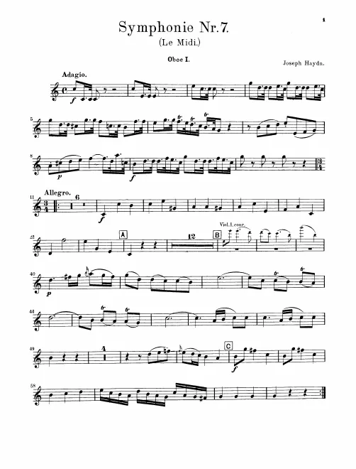 Oboe 1, 2