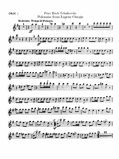 Oboe 1, 2
