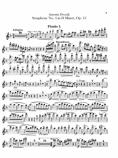 Flute 1, 2