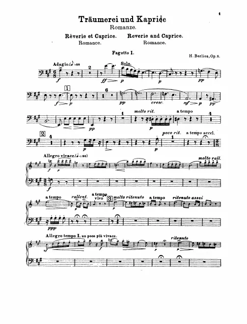 Bassoon 1, 2
