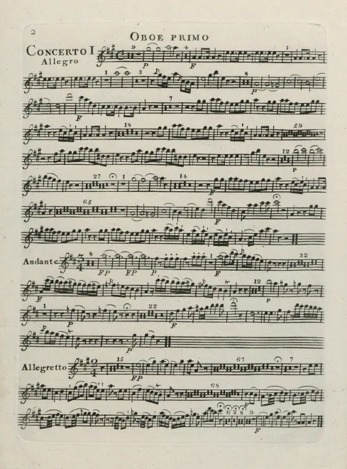 Oboe 1, 2
